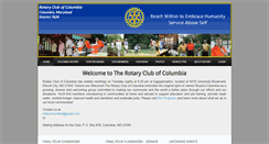 Desktop Screenshot of columbiarotary.org